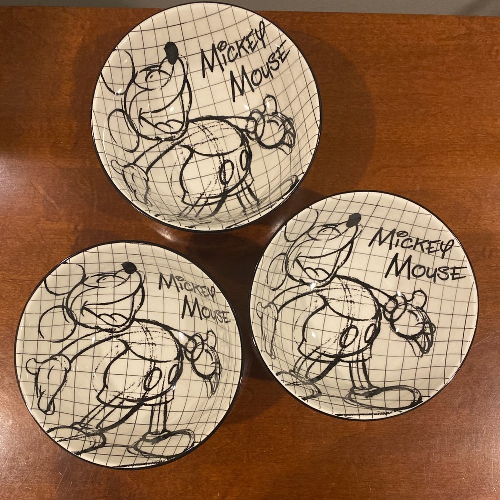 90 years of magic Disney Mickey Mouse Sketch Bowls